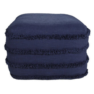 Assal Handmade Cotton Upholstered Ottoman Pouf