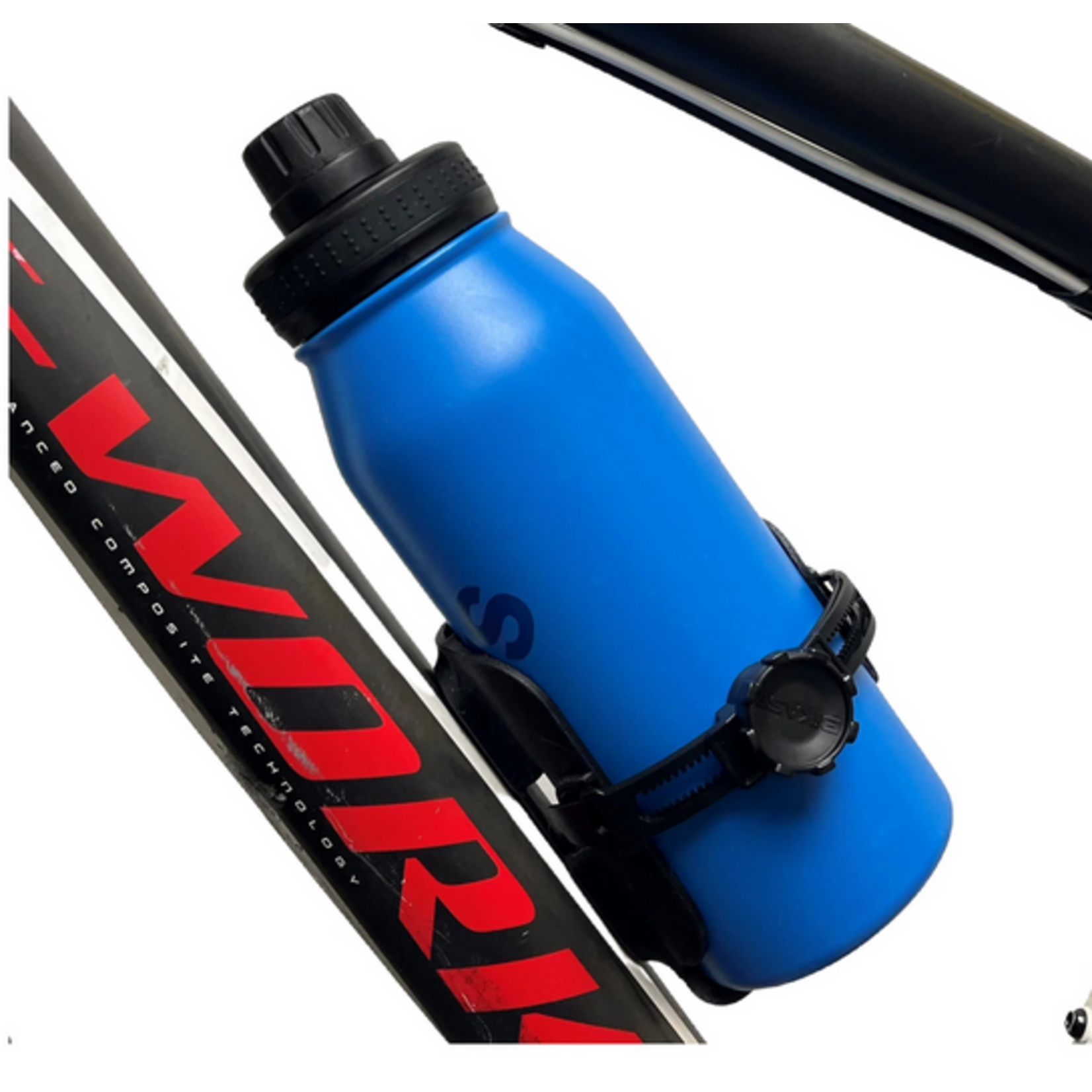 BIKASE BiKase ABC Sidewinder Adjustable Bottle Cage, Black