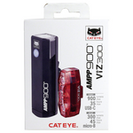 Cateye Cateye AMPP900 / VIZ300 (USB-C) Headlight and Taillight Set