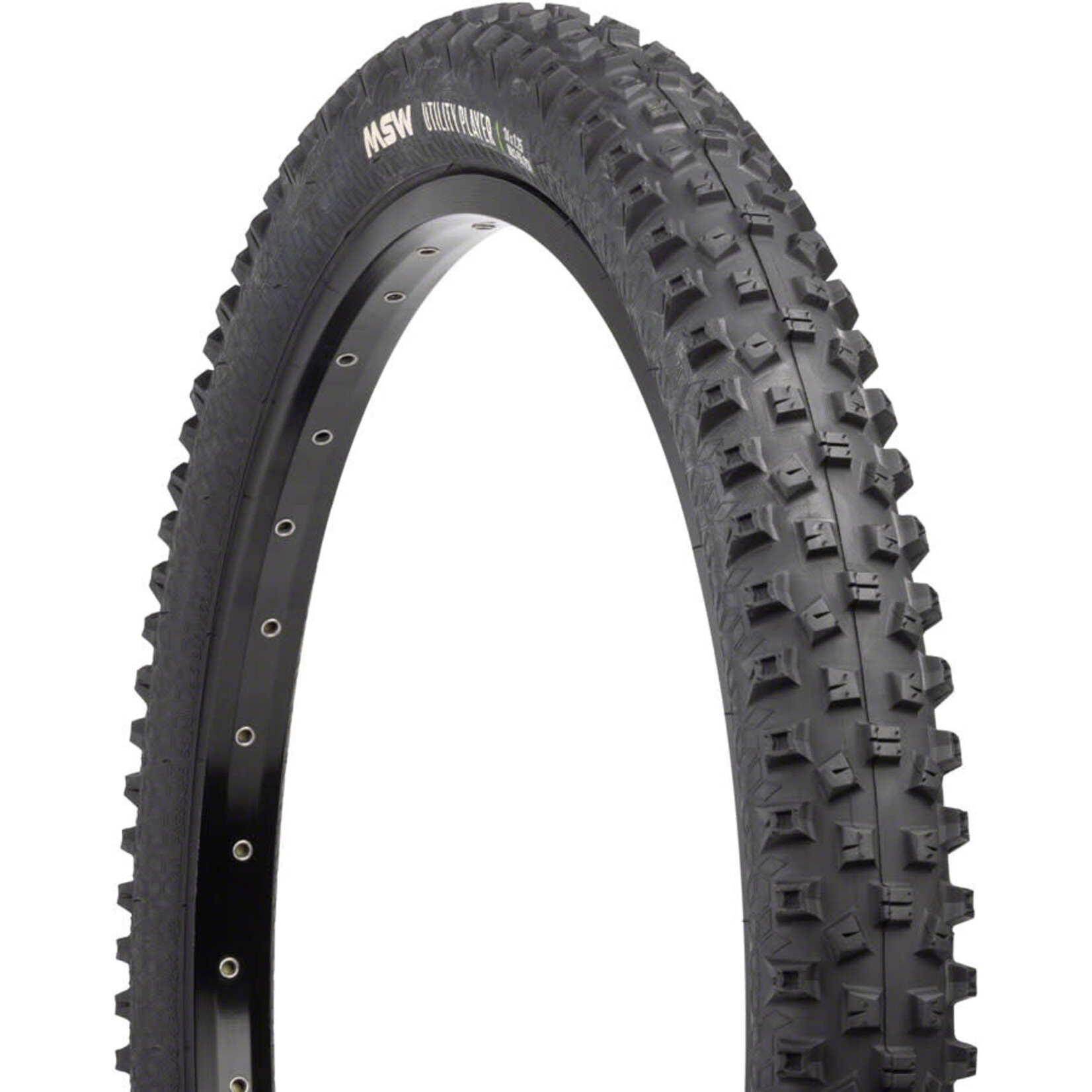 MSW MSW Utility Player Tire - 20 x 2.25, Black, Folding Wire Bead, 33tpi