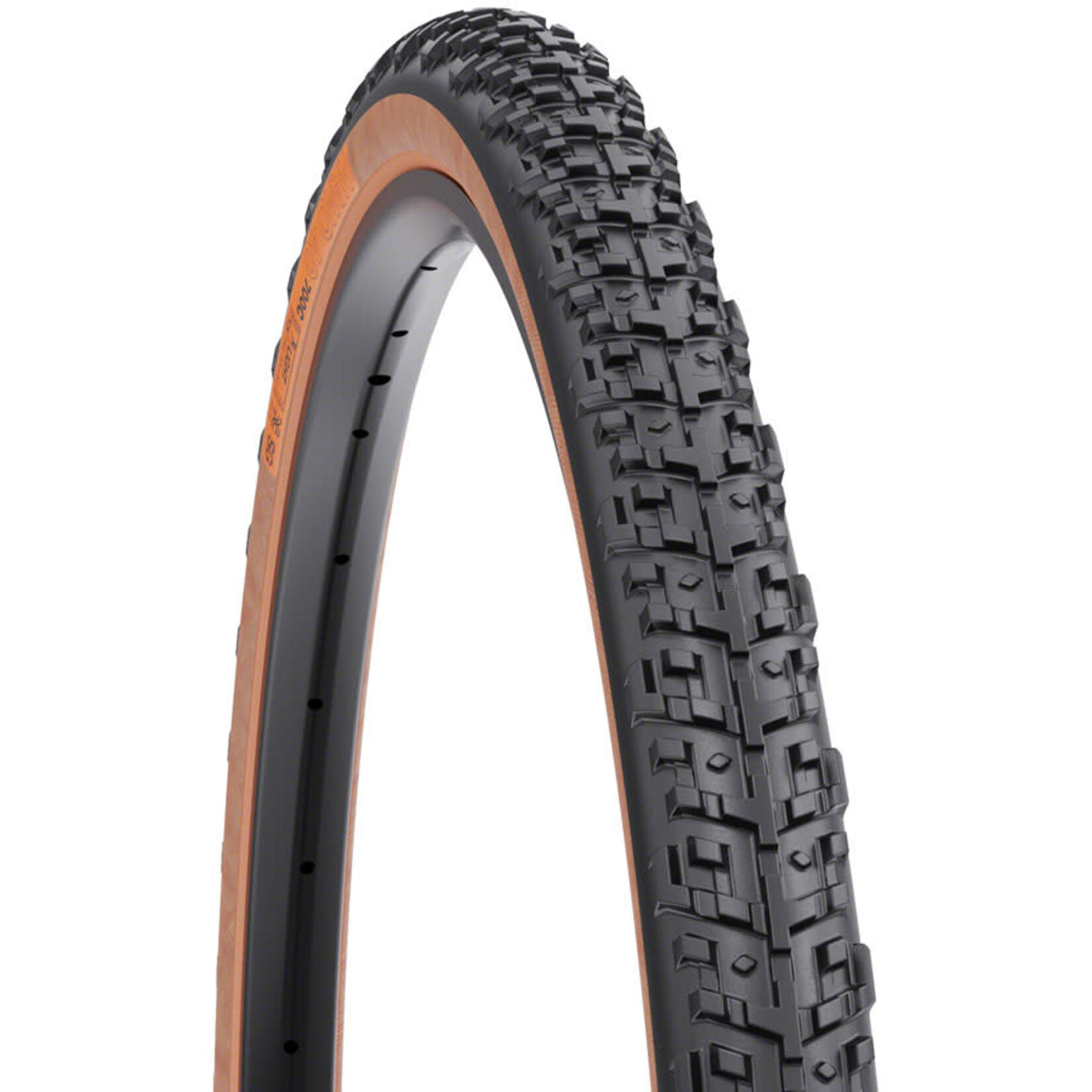 WTB WTB Nano Tire - 700 x 40, TCS Tubeless, Folding, Black/Tan, Light/Fast Rolling, Dual DNA, SG