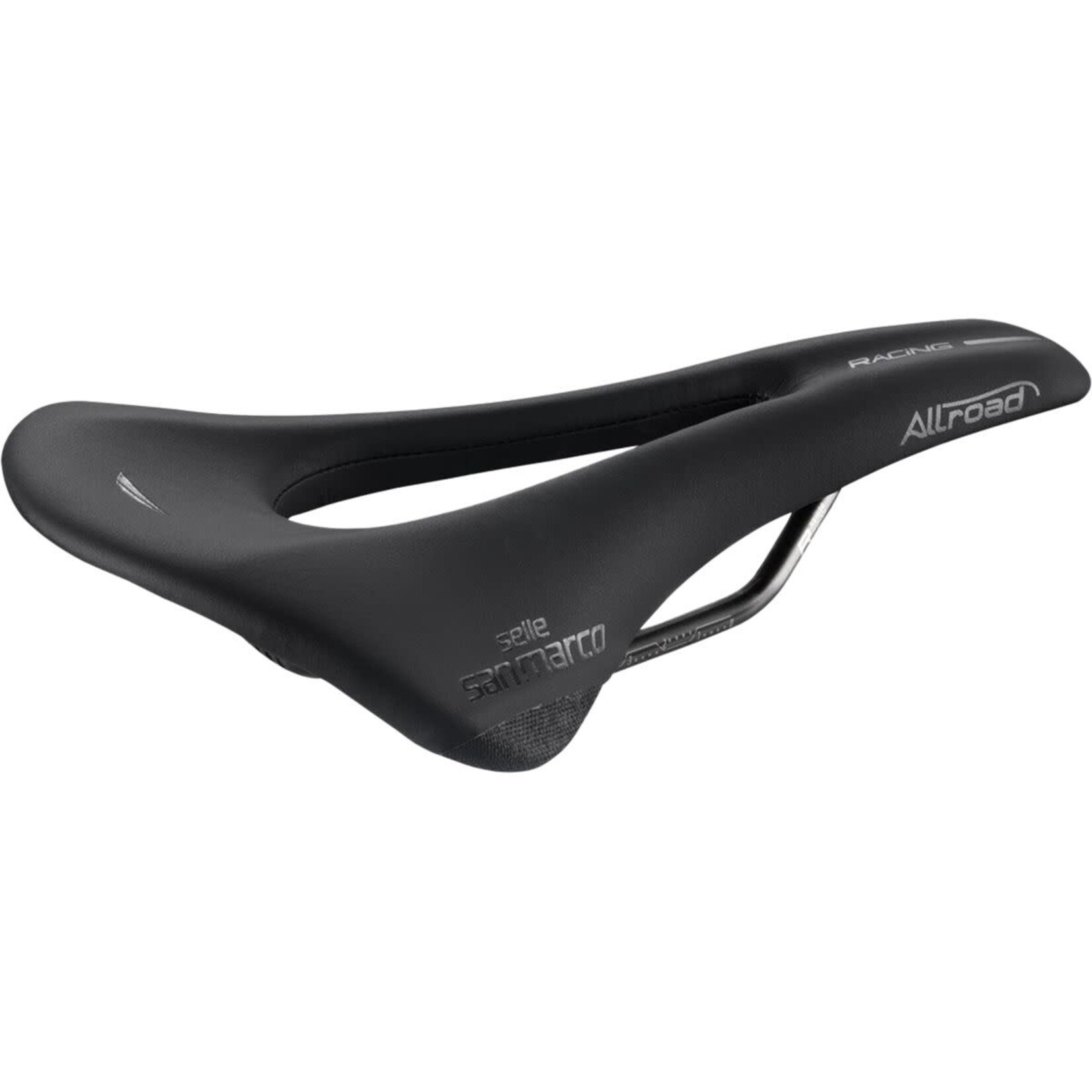 Selle San Marco Selle San Marco Allroad Open Fit Racing Saddle - Manganese, Black, Men's, Wide