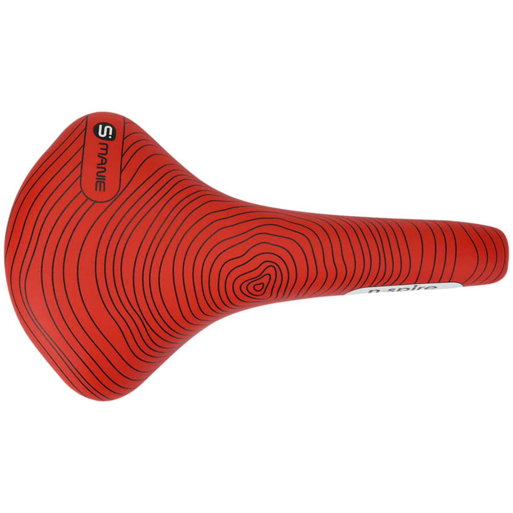Smanie Smanie N.Spire Saddle - Chromoly, Microfiber Red, 156