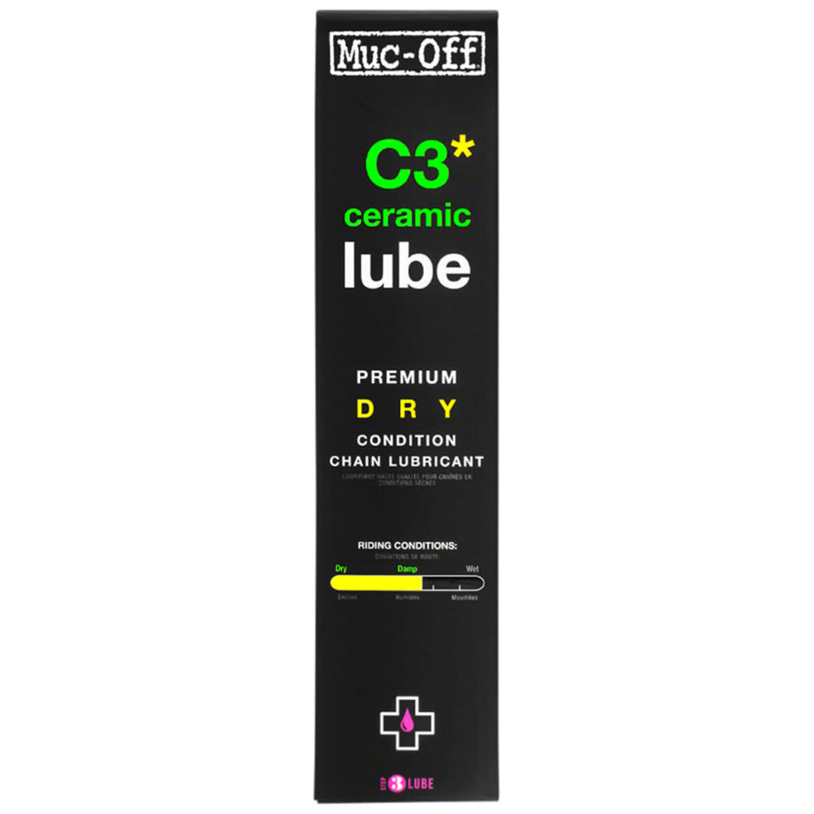 Muc-Off Muc-Off C3 Dry Ceramic Bike Chain Lube - 120ml, Drip