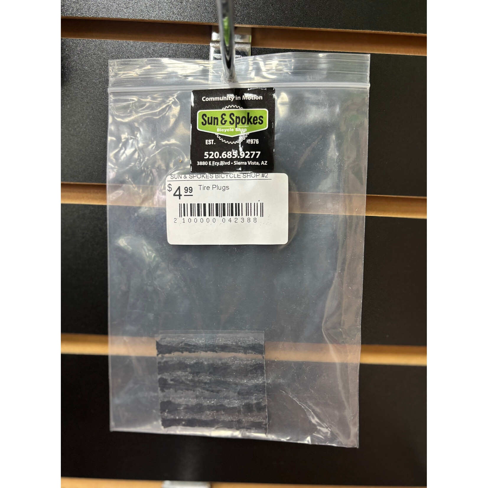 Sun & Spokes Bicycle Shop S&S Tire Plugs