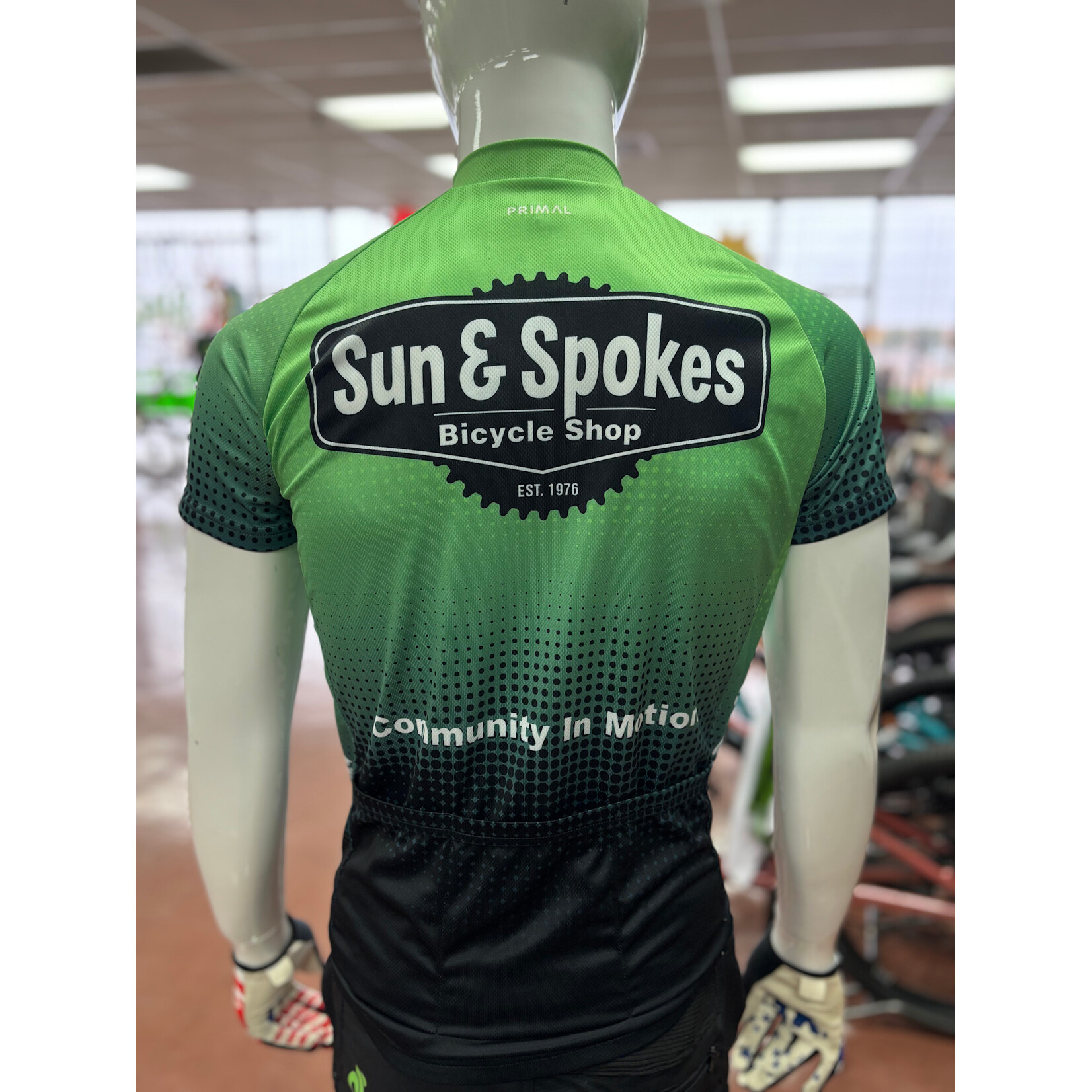 Sun & Spokes Bicycle Shop Sun & Spokes Shop Jersey, 3-Pocket, Men's