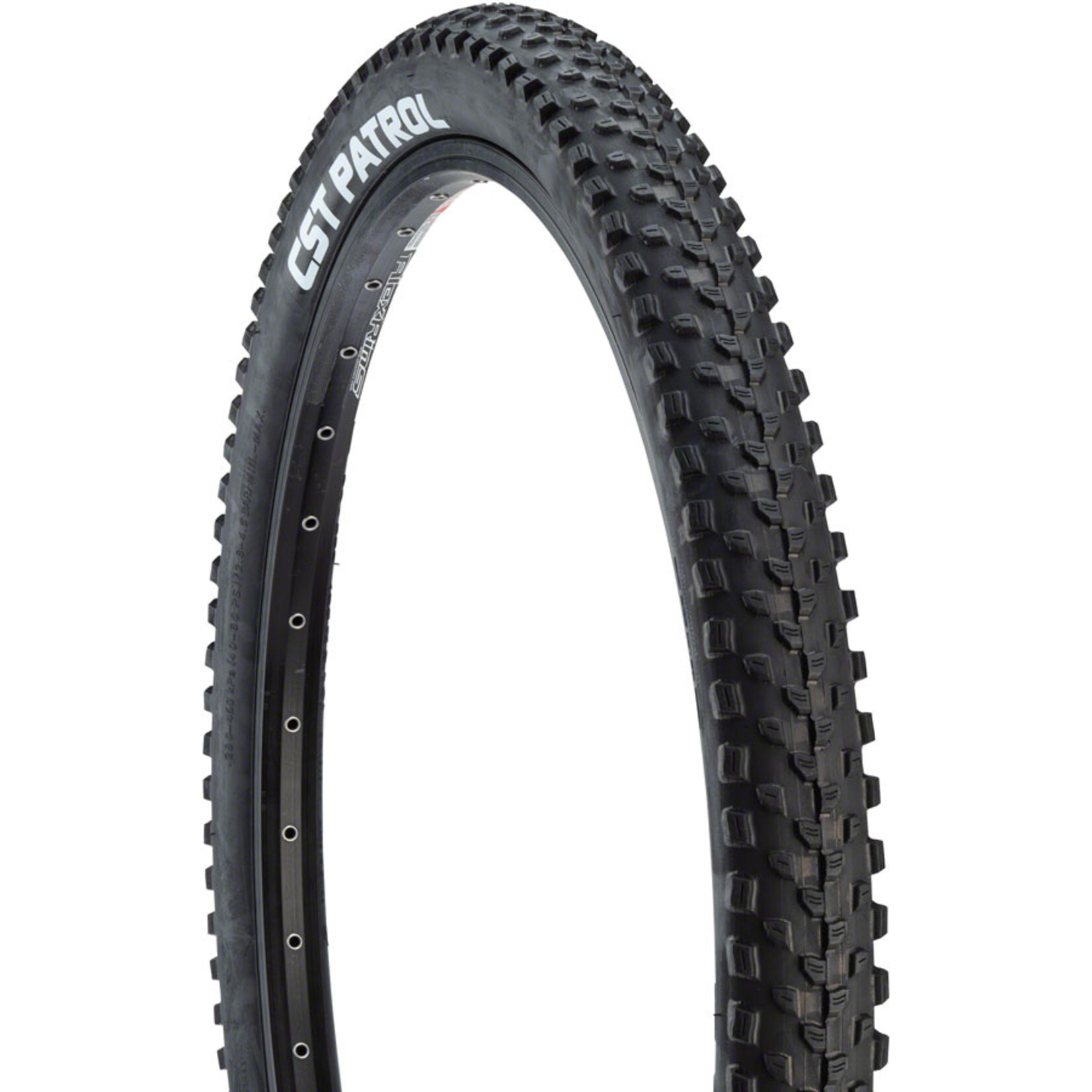 CST CST Patrol Tire - 27.5 x 2.25, Clincher, Wire, Black, 27tpi
