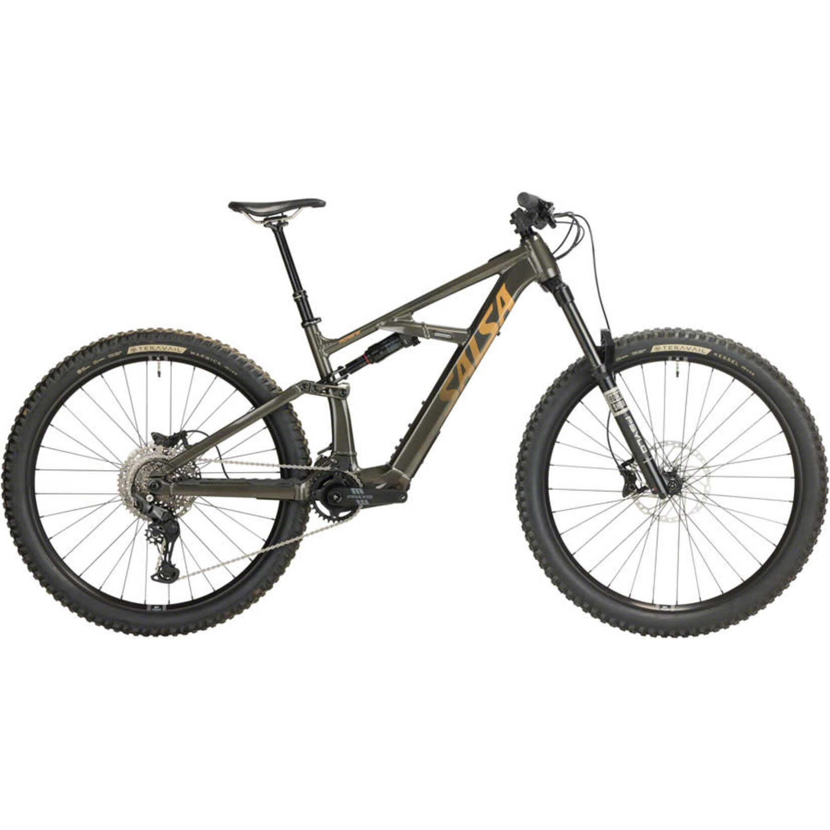 Salsa Salsa Moraine Cues 10 Ebike - 29", Aluminum, Coffee Black, Large