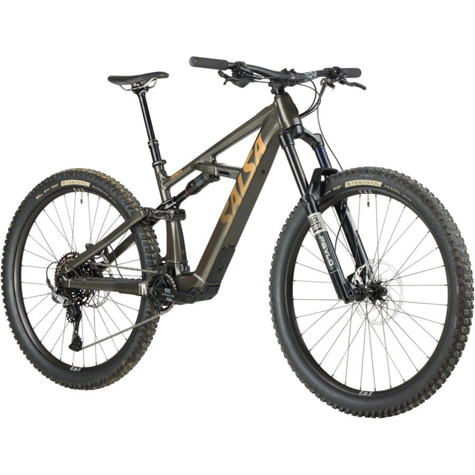 Salsa Salsa Moraine Cues 10 Ebike - 29", Aluminum, Coffee Black, Large