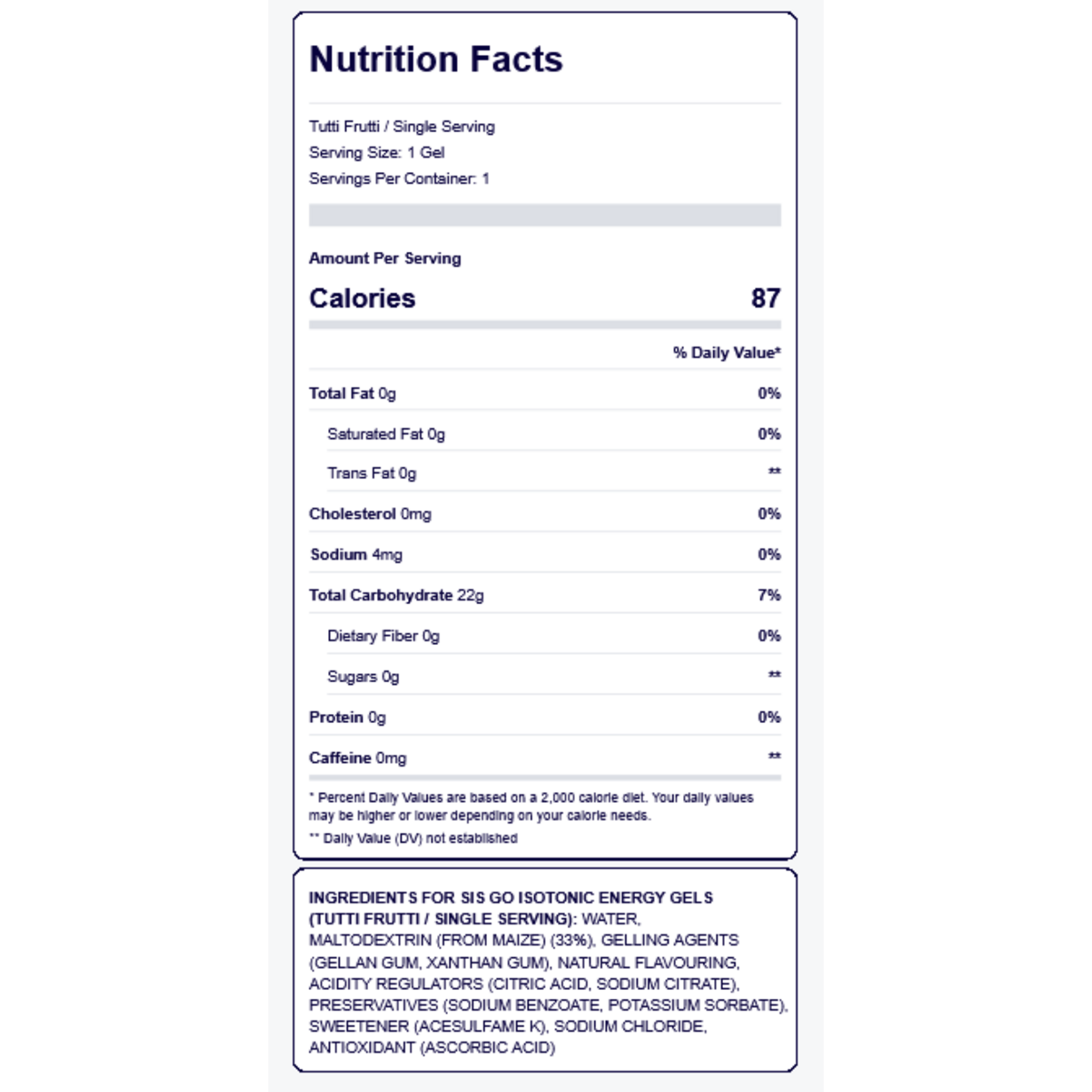 Science In Sport SIS Go Isotonic Energy Gel, Single Serving
