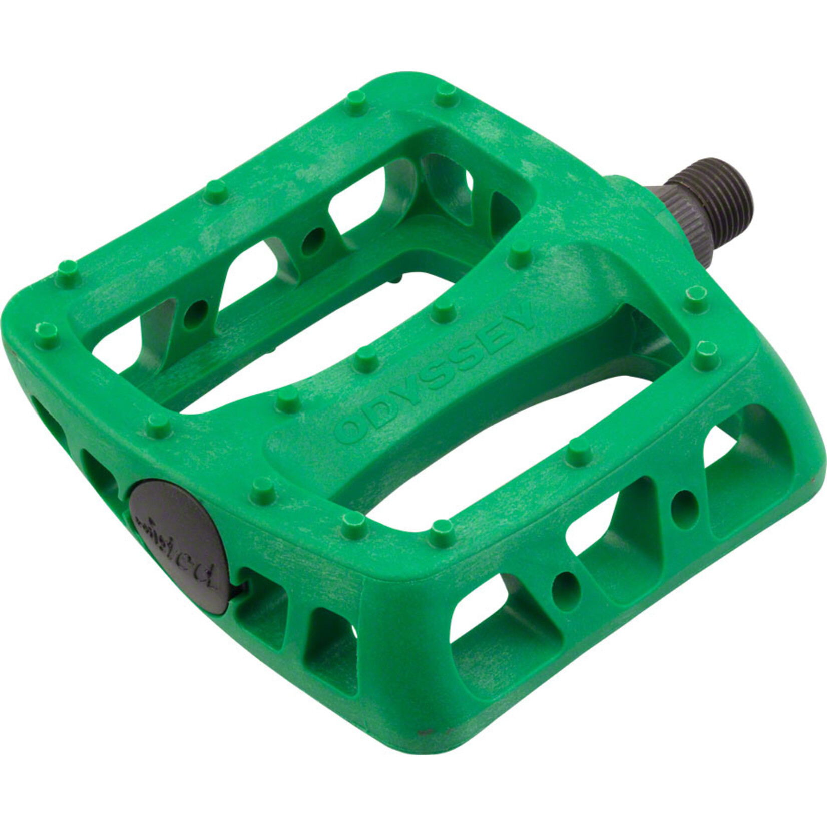 Odyssey Odyssey Twisted PC Pedals - Platform, Composite/Plastic, 9/16", Green