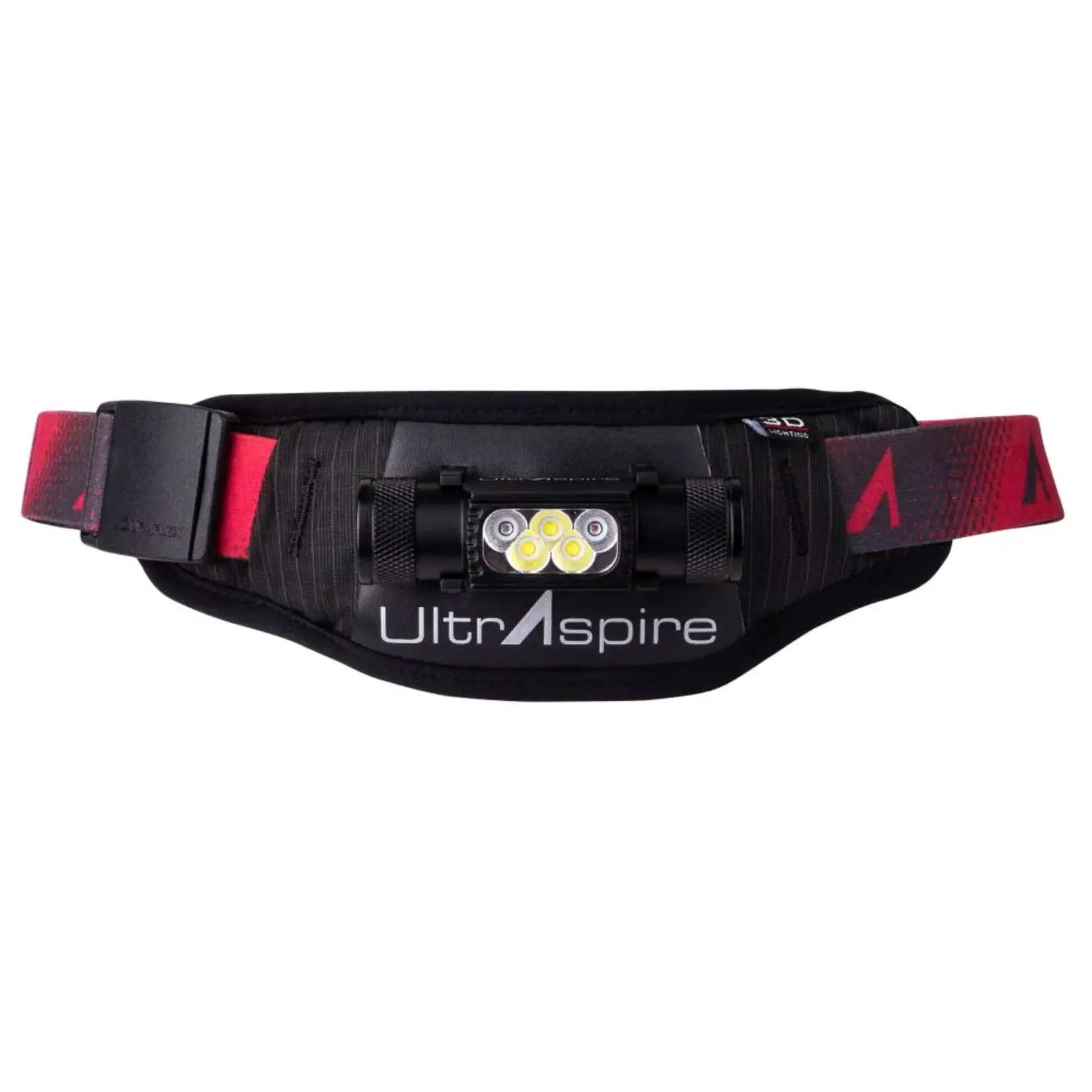 UltrAspire UltrAspire Lumen 850 Duo Waist Light/Headlamp, Black/Red
