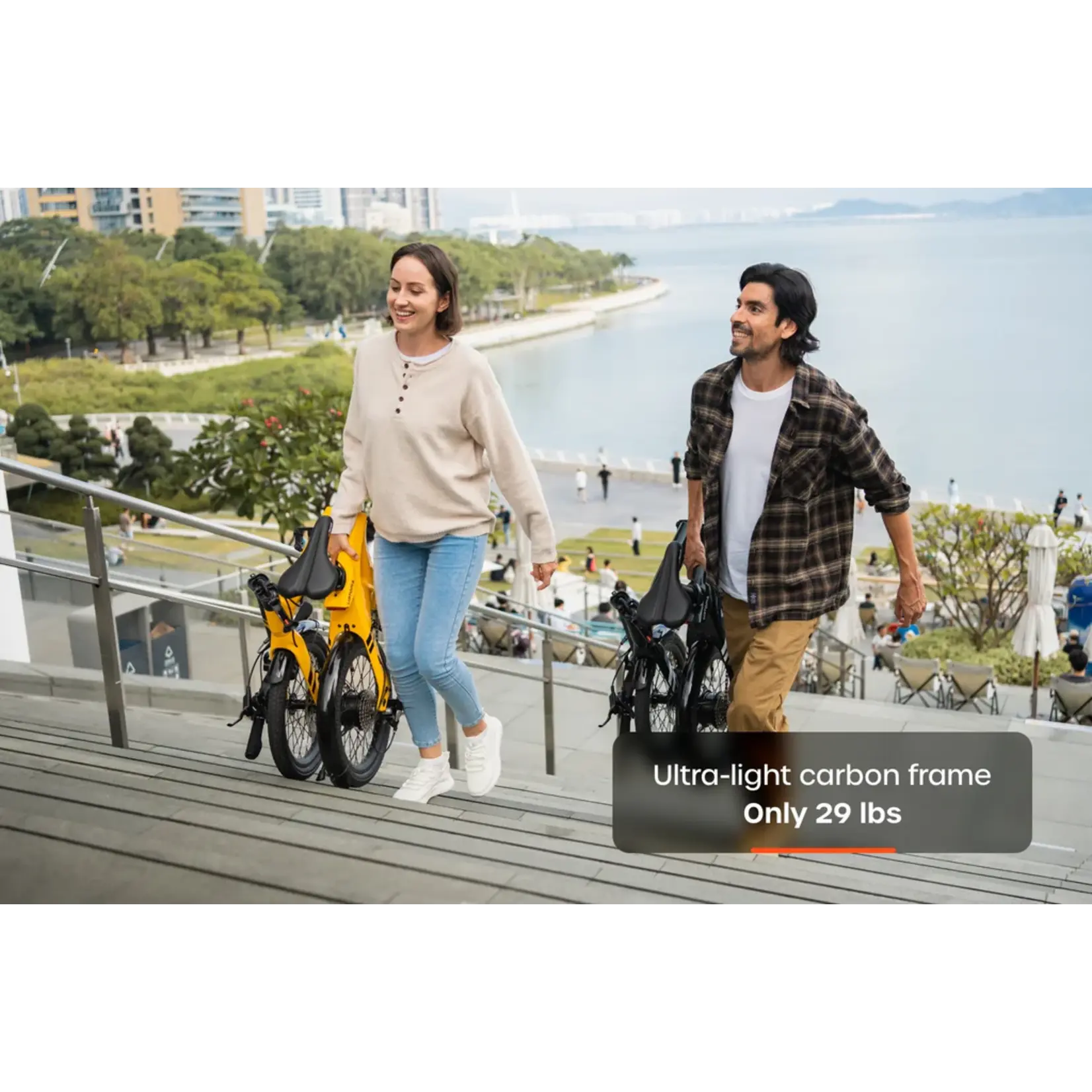 URTOPIA Urtopia Carbon Fold 1 E-Bike, Aegean Blue, One Size