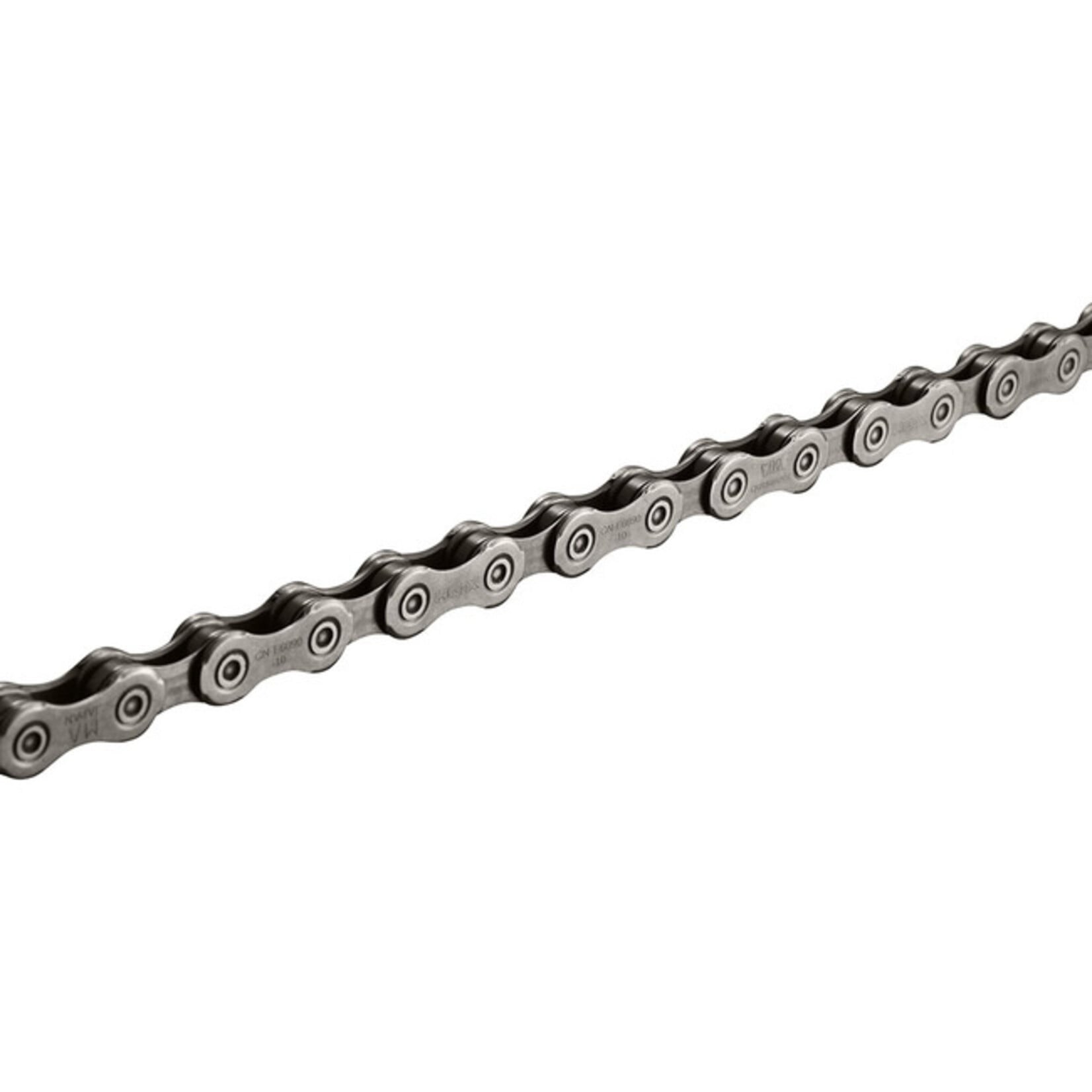 Shimano BICYCLE CHAIN, CN-E6090-10, FOR E-BIKE, REAR 10 SPEED/FRONT SINGLE, 138 LINKS, CONNECT PIN X 1