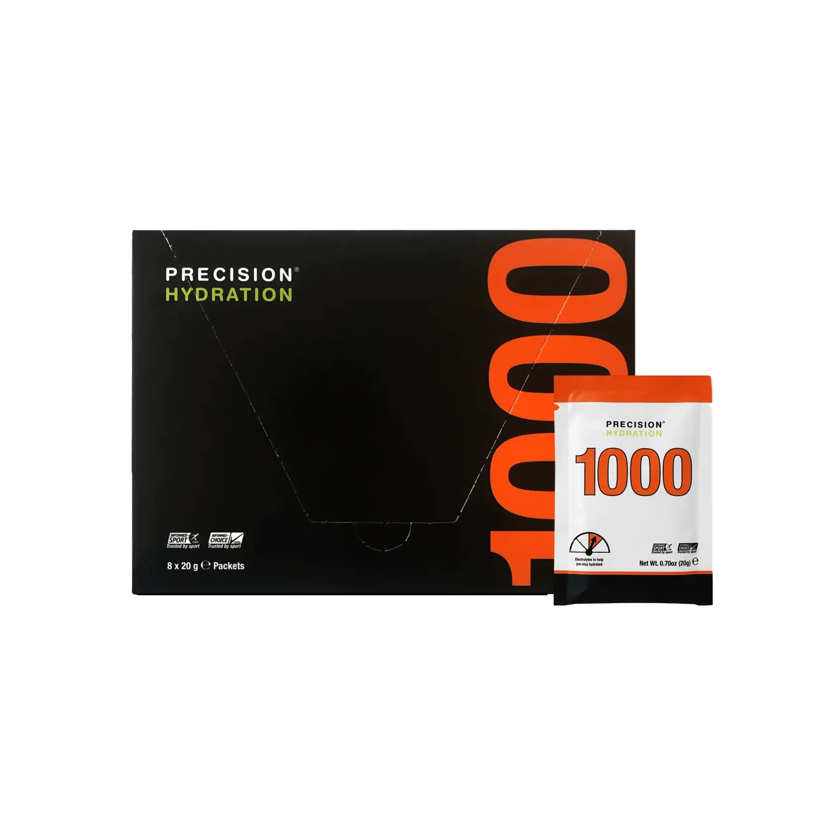 Precision Fuel & Hydration Precision Hydration 1000 Drink Mix, 8 ct pack