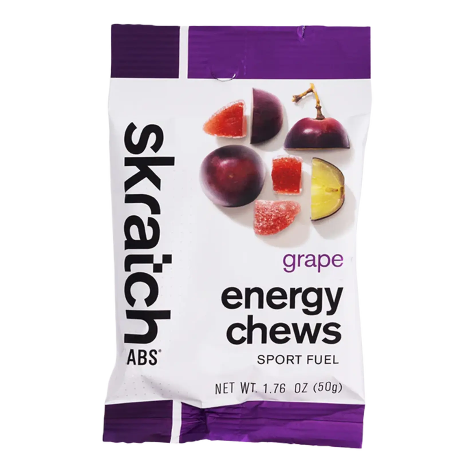 Skratch Labs Skratch Labs Sport Chews - Grape,  Box 10 Single Serve Packets