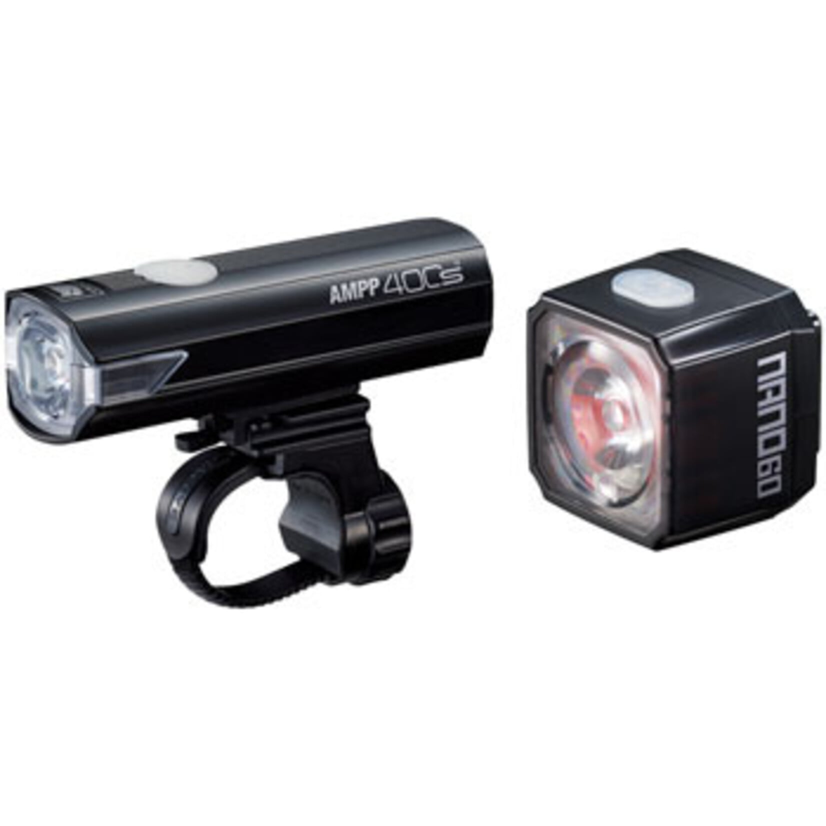 Cateye Cateye AMPP400S / NANO60 (USB-C) Headlight and Taillight Set