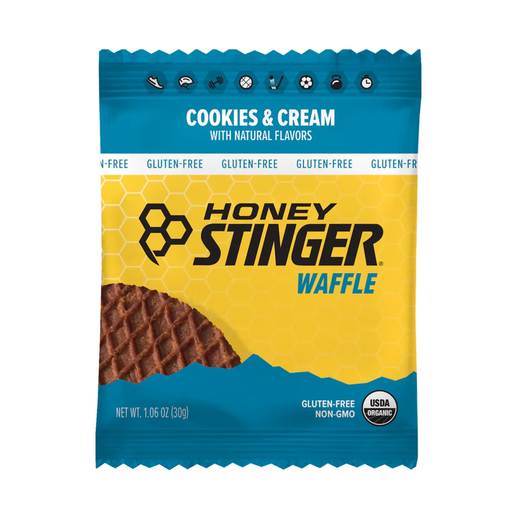 Honey Stinger Honey Stinger Gluten Free Waffles, Cookies and Cream