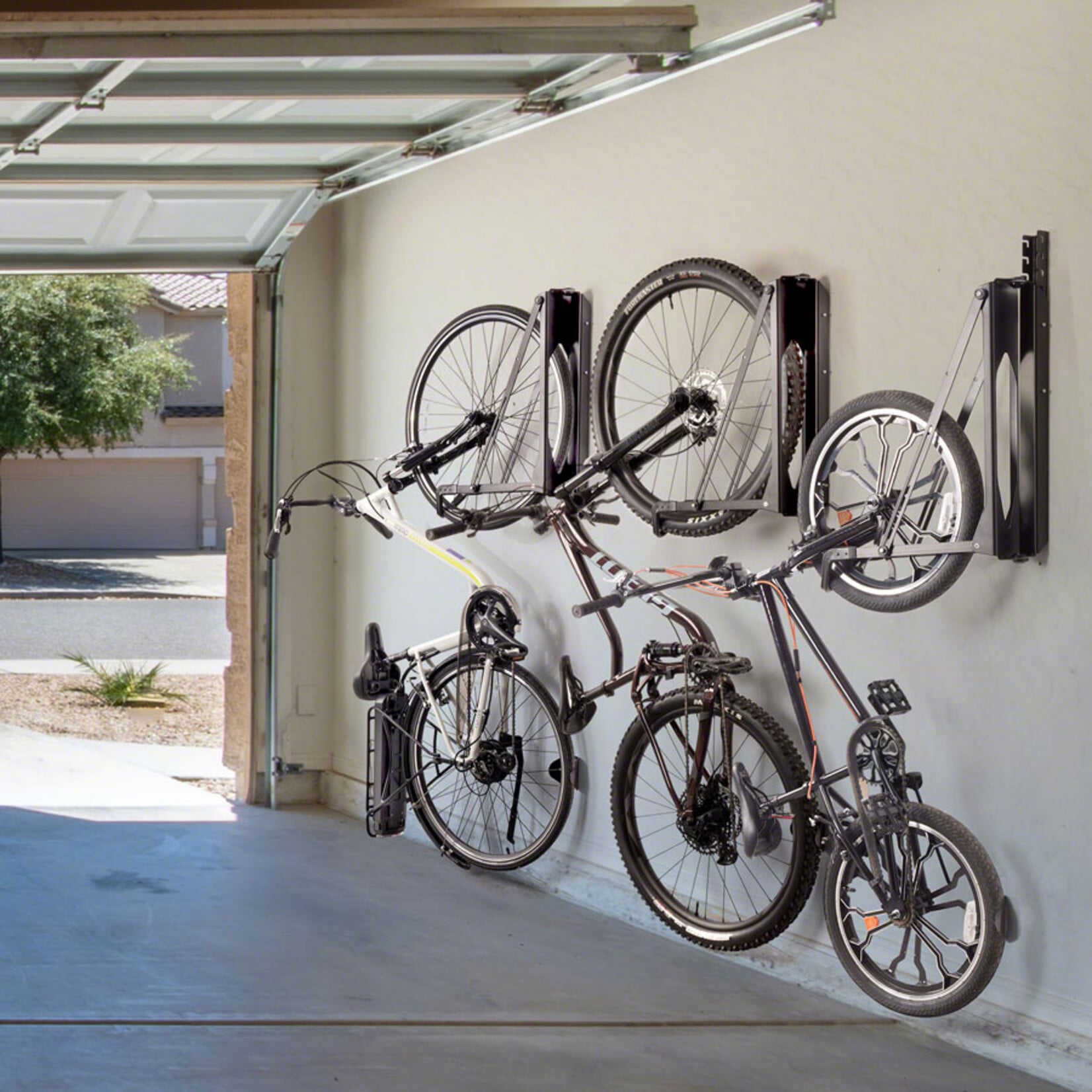 Delta Delta Pivot Wall Mounted Bike Storage Rack - 1 Bike, Matte Black