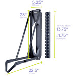 Delta Delta Pivot Wall Mounted Bike Storage Rack - 1 Bike, Matte Black