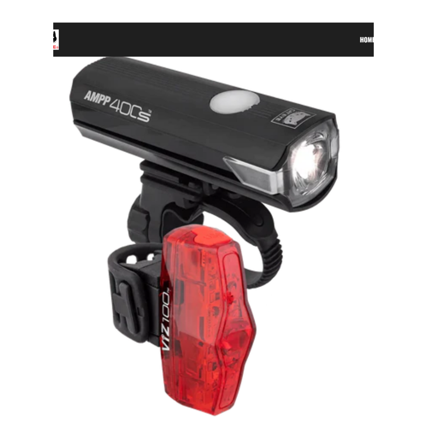 Cateye CatEye AMPP400S / VIZ100 Headlight/Taillight Set