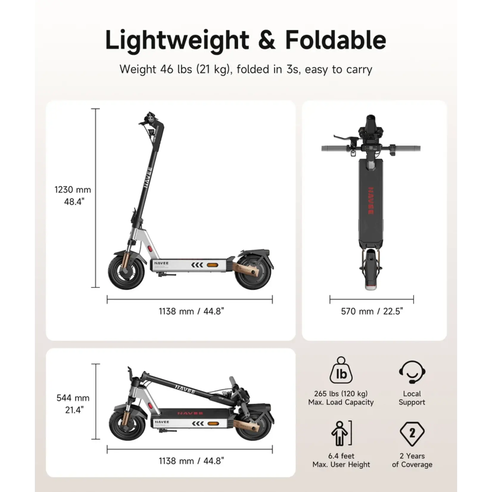 NAVEE NAVEE Electric Scooter G5 Pro