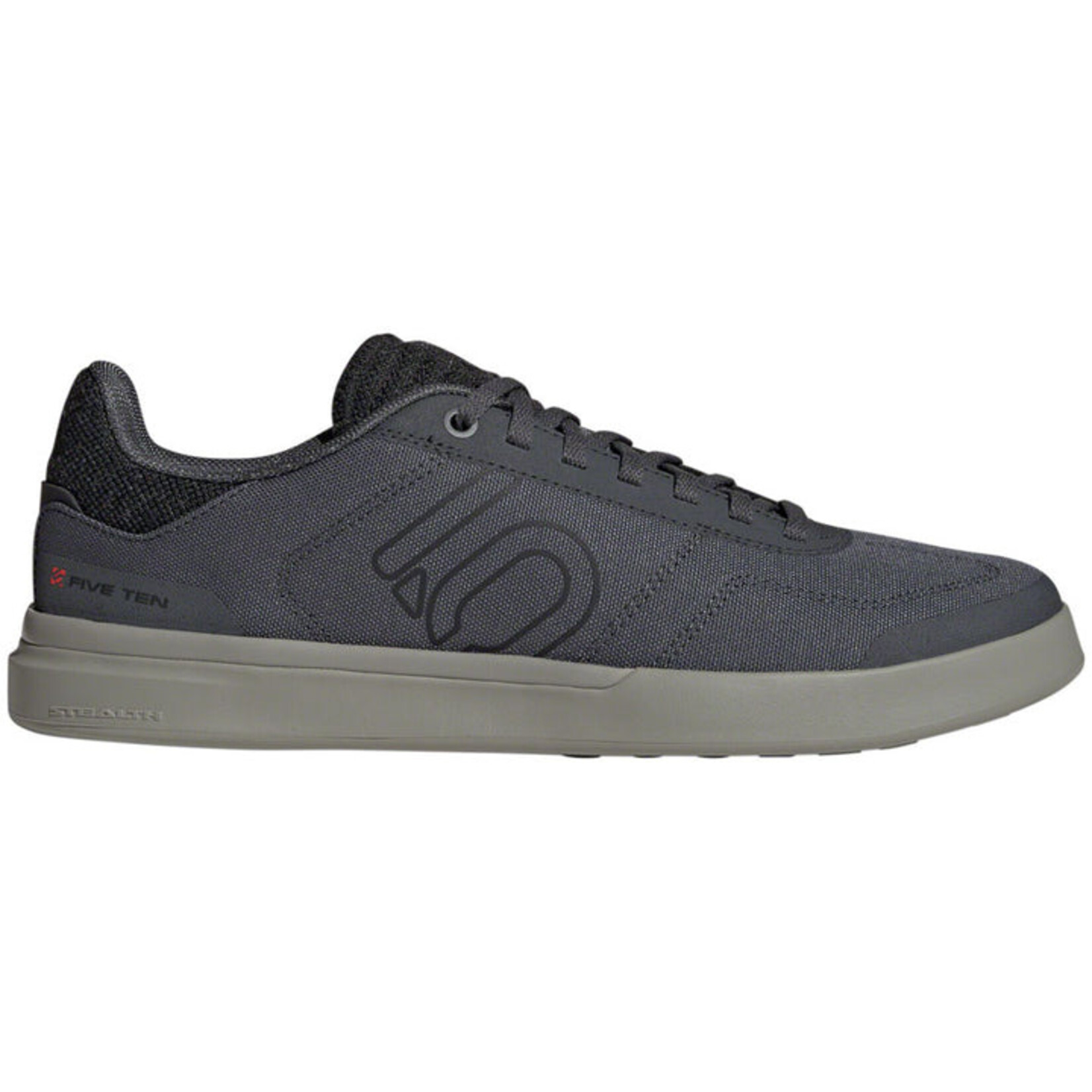 Five Ten Men's Adidas Five Ten Sleuth DLX Canvas Cycling Shoes, Gray Six/Core Black/Olive Strata, US size 10