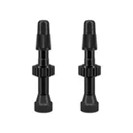 WTB WTB Aluminum TCS Tubeless Valves: 46mm, Black, Pair