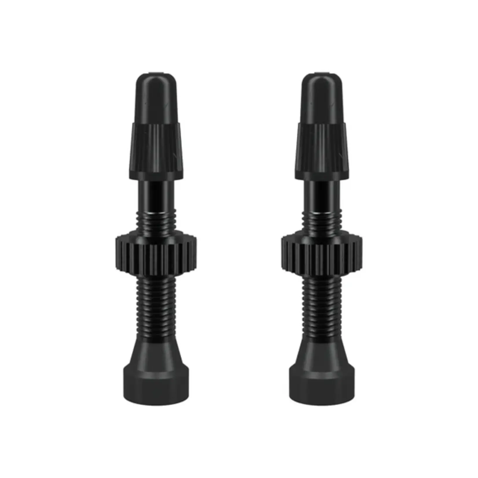 WTB WTB Aluminum TCS Tubeless Valves: 46mm, Black, Pair