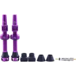Serfas HIGH-FLOW TUBELESS PRESTA VALVE SET - 44MM - PURPLE