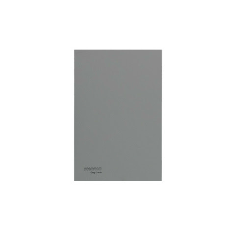 Top view of a grey card