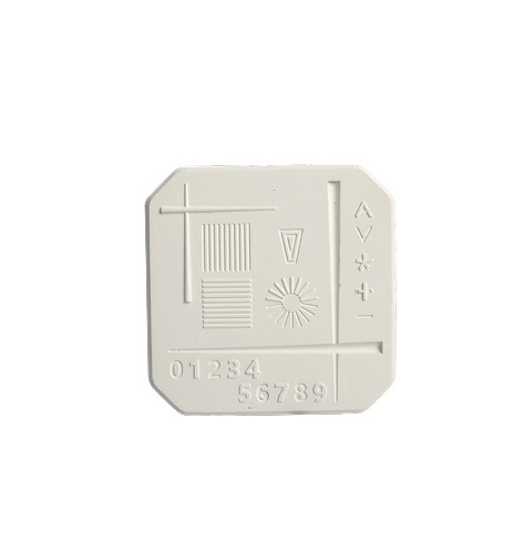 Top view of a scanning sample
