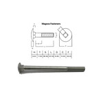 SS-316 SS316 Cup Head Bolt ISO M16 X 220