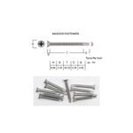 Screws SS410 S/Drilling Metal CSK Phillips 10-24 x 40  SINGLE
