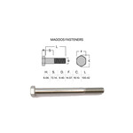 Bolts SS316 Hex Bolt UNC 3/8 X 4