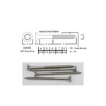 Screws SS316 Type 17 Bugle Batten 14-10 X 100 HEX Drive