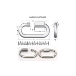 Hardware SS316 Chain Link Quick Polished 6 X 14 X 47