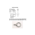 Hardware SS316 Eyebolt With Collar M8