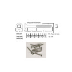 Screws SS316 Type 17 Bugle Batten 8-10 X 32mm SQUARE Drive
