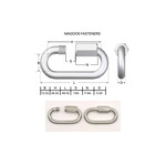 Hardware SS316 Chain Link Quick Polished 5 X 13 X 41