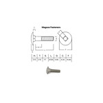 SS-316 SS316 Cup Head Bolt ISO M6 X 25