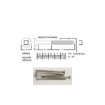 Screws SS316 Type 17 Bugle Batten 8-10 X 65mm SQUARE Drive