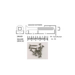 Screws SS316 Type 17 Bugle Batten 8-10 X 25mm SQUARE Drive