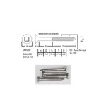 Screws SS316 Type 17 Bugle Batten 14-10 X 58mm SQUARE Drive