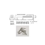Screws SS316 Type 17 Bugle Batten 6-10 X 25mm SQUARE Drive