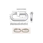 Hardware SS316 Chain Link Quick Polished 4 X 13 X 41