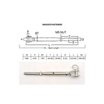 Hardware SS316 Rigging Screw Jaw & Swage M5 X 3.2 MINI