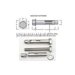 SS-316 SS316 Dynabolt Flush Head 12mm X 75