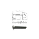 SS-316 SS316 Cup Head Bolt ISO M16 X 120