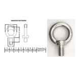 Hardware SS316 Eyebolt With Collar M20